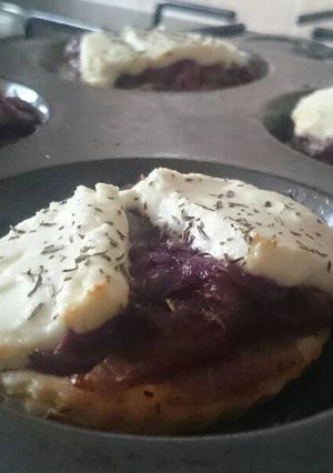 A picture of Onion and Goat's Cheese Tart.