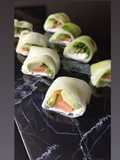 Sushi sin arroz de pepino Keto