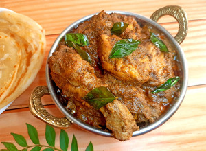 A picture of Spicy Chicken Chettinad.