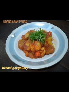 Foto resep 188. Udang asam pedas