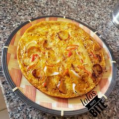 A picture of Plantain fritata.