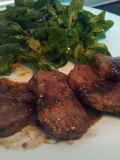 A picture of Pork Tenderloin with Wine and Worcestershire Sauce.