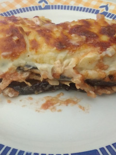 Una foto de Moussaka de berenjena fácil