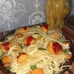 A picture of Monster Spaghetti.