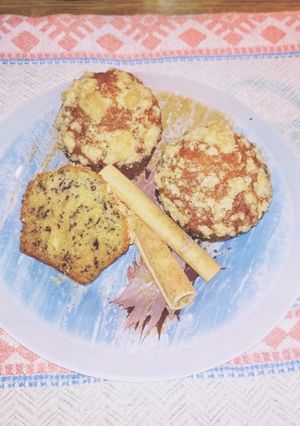 Φωτογραφία της συνταγής Muffins Μπανάνας με τρίμμα ζάχαρης & κανέλας