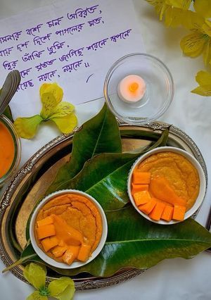 আম ছানার পুডিং (aam chanar pudding recipe in Bengali) রেসিপির প্রধান ছবি