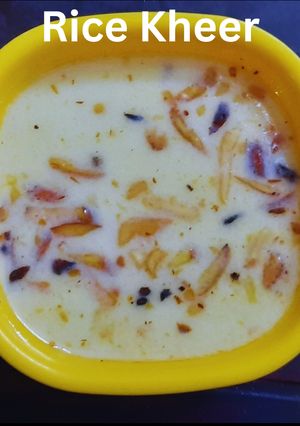A picture of Rice Kheer.