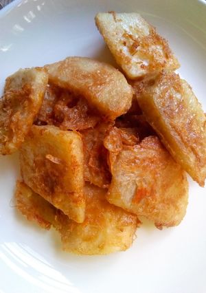 A picture of Fried yam with egg II.