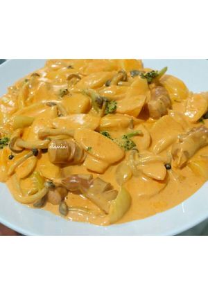 Foto resep Tteokbokki Carbonara