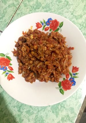 Foto resep Teri Kacang Balado