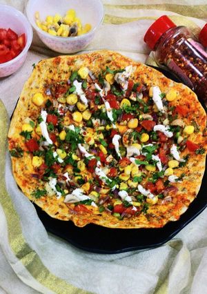 मसाला रूमाली रोटी खाखरा (masala rumali roti khakhra recipe in Hindi) रेसिपी मुख्य फोटो