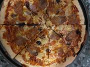 Gambar pizza bacon