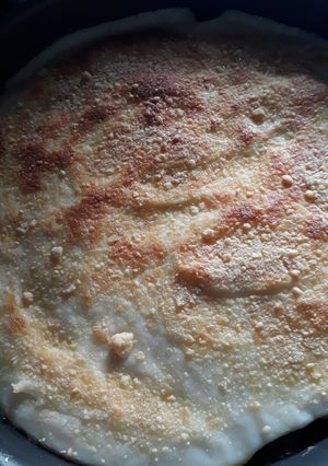 Una foto de Espinacas con salsa blanca😋