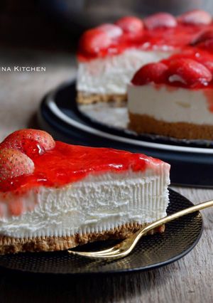 Foto resep Unbaked New York Cheesecake with Spread Cheese