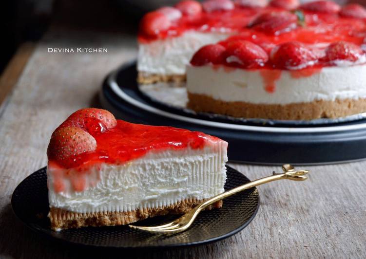 Unbaked New York Cheesecake with Spread Cheese