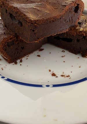 Une photo de Mousse au chocolat cake (sans gluten)