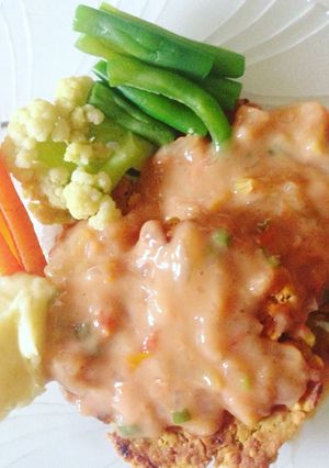 Foto resep Steak tempe n mashed potato