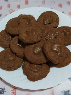 Una foto de Galletas de crema de cacao