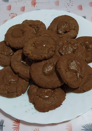 Una foto de Galletas de crema de cacao