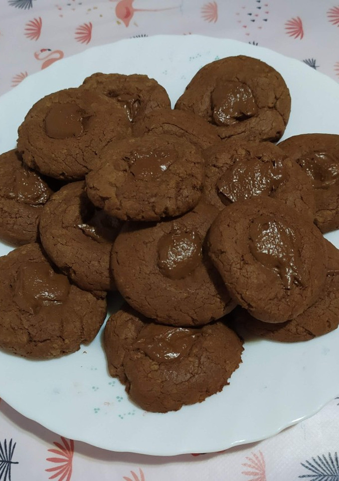 Una foto de Galletas de crema de cacao