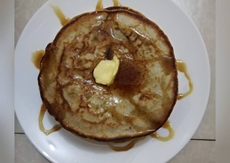 Coffee flavoured pancakes