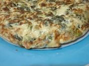 Una foto de tortilla de kale
