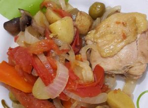 Una foto de Estofado de pollo