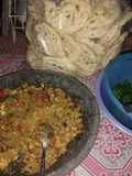 Sambal tempe bosok+bayam