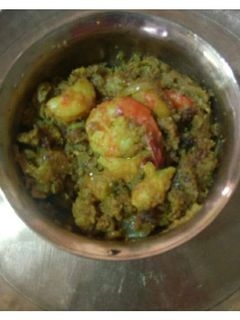 থোড় পোস্ত চিংড়ি (thor posto chingri recipe in Bengali) রেসিপির প্রধান ছবি