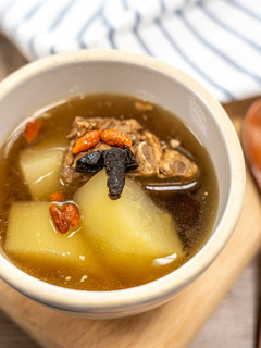 【老菜脯青木瓜排骨湯】清明節氣燉湯,清暑解渴好順暢 的食譜成品照片