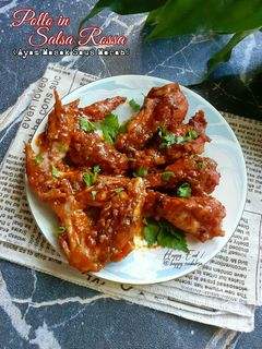 Foto resep Pollo in Salsa Rossa (Ayam Masak Saus Merah)