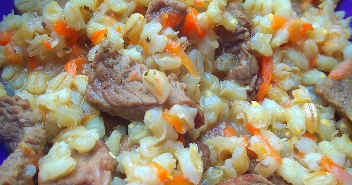 Перловка с овощами и мясом в мультиварке рецепты с фото пошагово