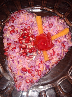 عکسی از دستور سالاد انار