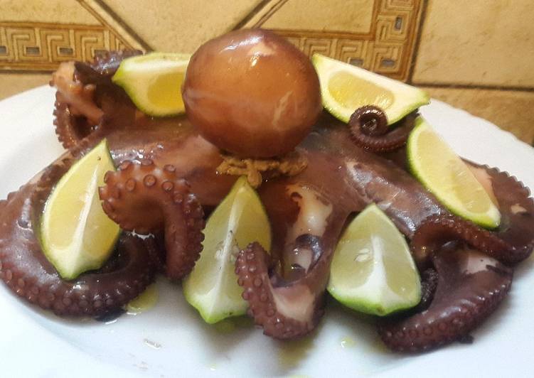 #Polpo #fresco lesso al #gusto di #limone #ciaksicucina #cookpad