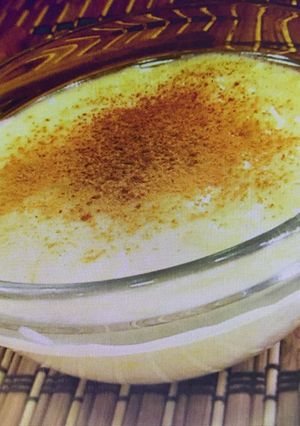 Una foto de Arroz con leche a la vainilla sin azúcar