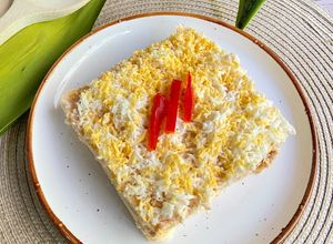 Foto principal de Pastel frío de atún y huevo duro