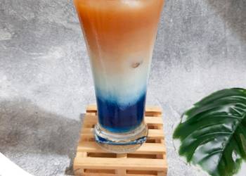 Mudah Cepat Memasak Blue Ice Tea Gurih Mantul