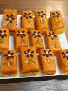 عکسی از دستور کیک حلوای هویج