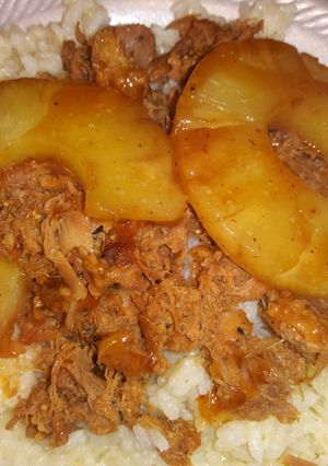 A picture of Hawaiian BBQ Pulled Pork.