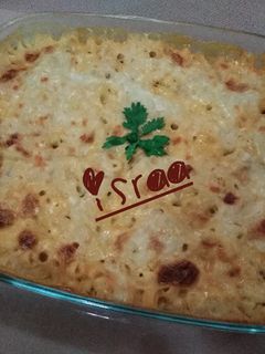 صورة لوصفة معكرونه بالبشاميل