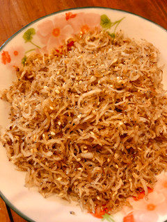 日式炒吻仔魚 的食譜成品照片