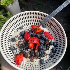 A picture of Leftover Rice Pudding (GF, vegan).