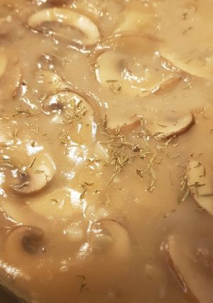Hình của món Sốt Nấm (dairy-free).