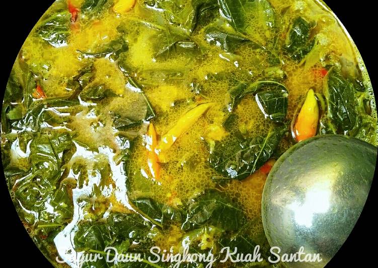 Sayur Daun Singkong Kuah Santan