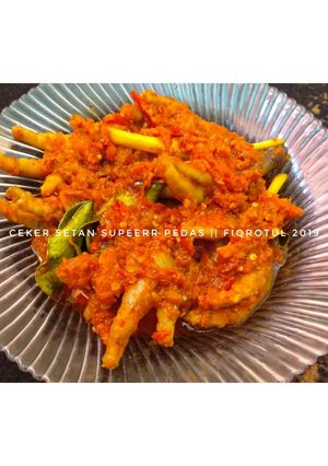 Foto resep Ceker setan supeerr pedas