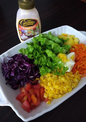 Foto resep Salad Sayur Saus Gourmet