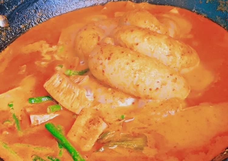 Cara Gampang Membuat Gulai tambunsu (usus sapi isi telur) Anti Gagal