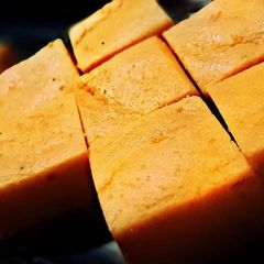 A picture of Kheer Sandesh (ক্ষীরের সন্দেশ).