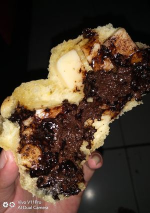 Foto resep Donat kentang menul isi coklat