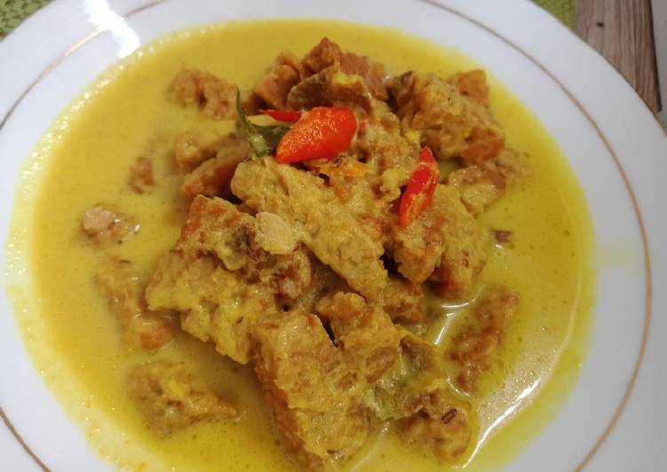 Bumbu meracik Opor tempe pedas Anti Gagal